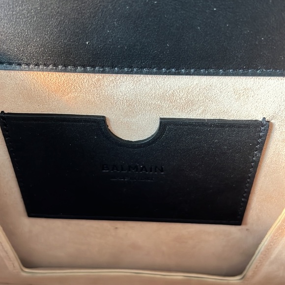 100% authentic! Balmain bag with strap. Designer bag. Chocolate model. France - Picture 10 of 14